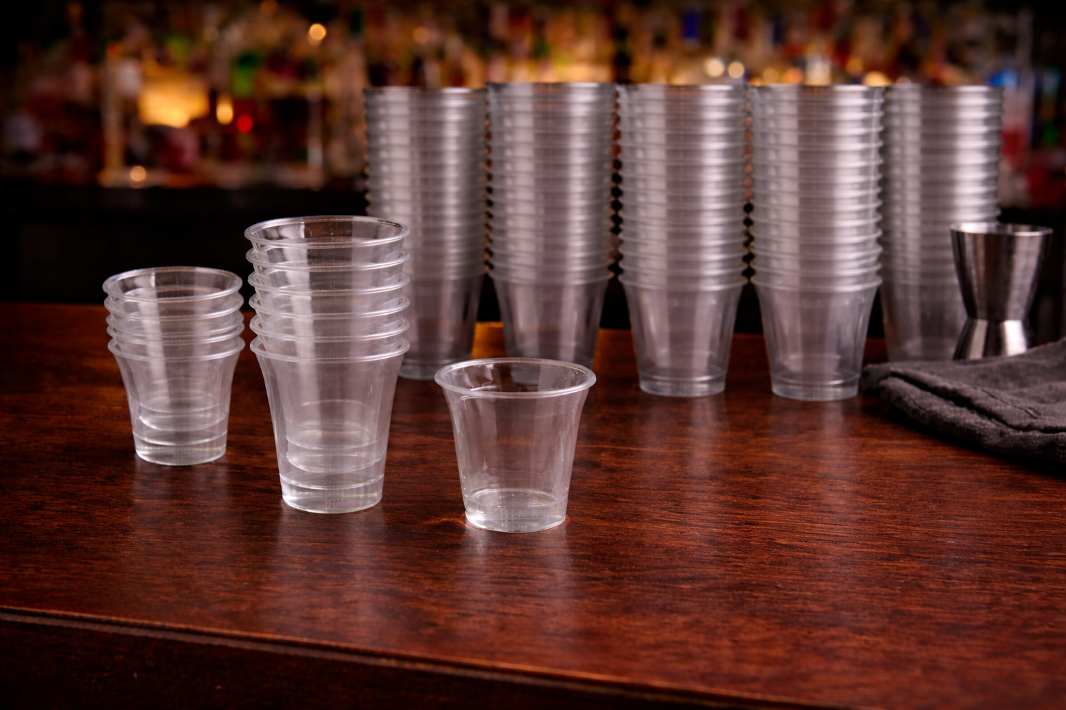 Sample Cups – Clear - Full Size – 1 3/8″ – 1000 Ct