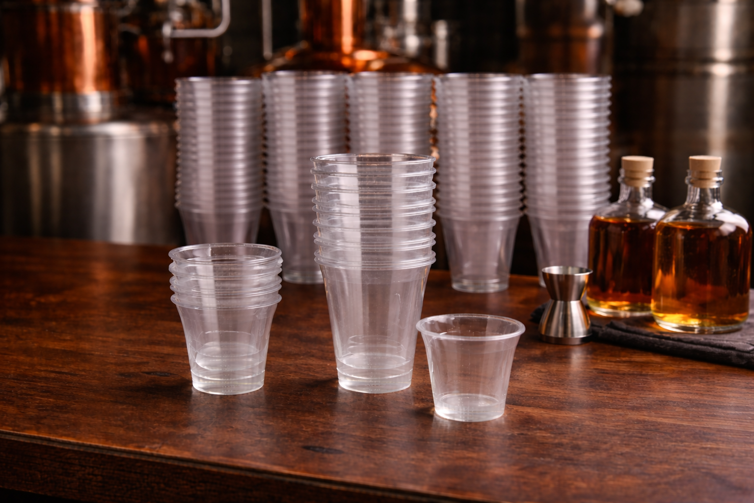 Sample Cups - Clear - Small 1 1/4″ - Master Case - 6000 Count