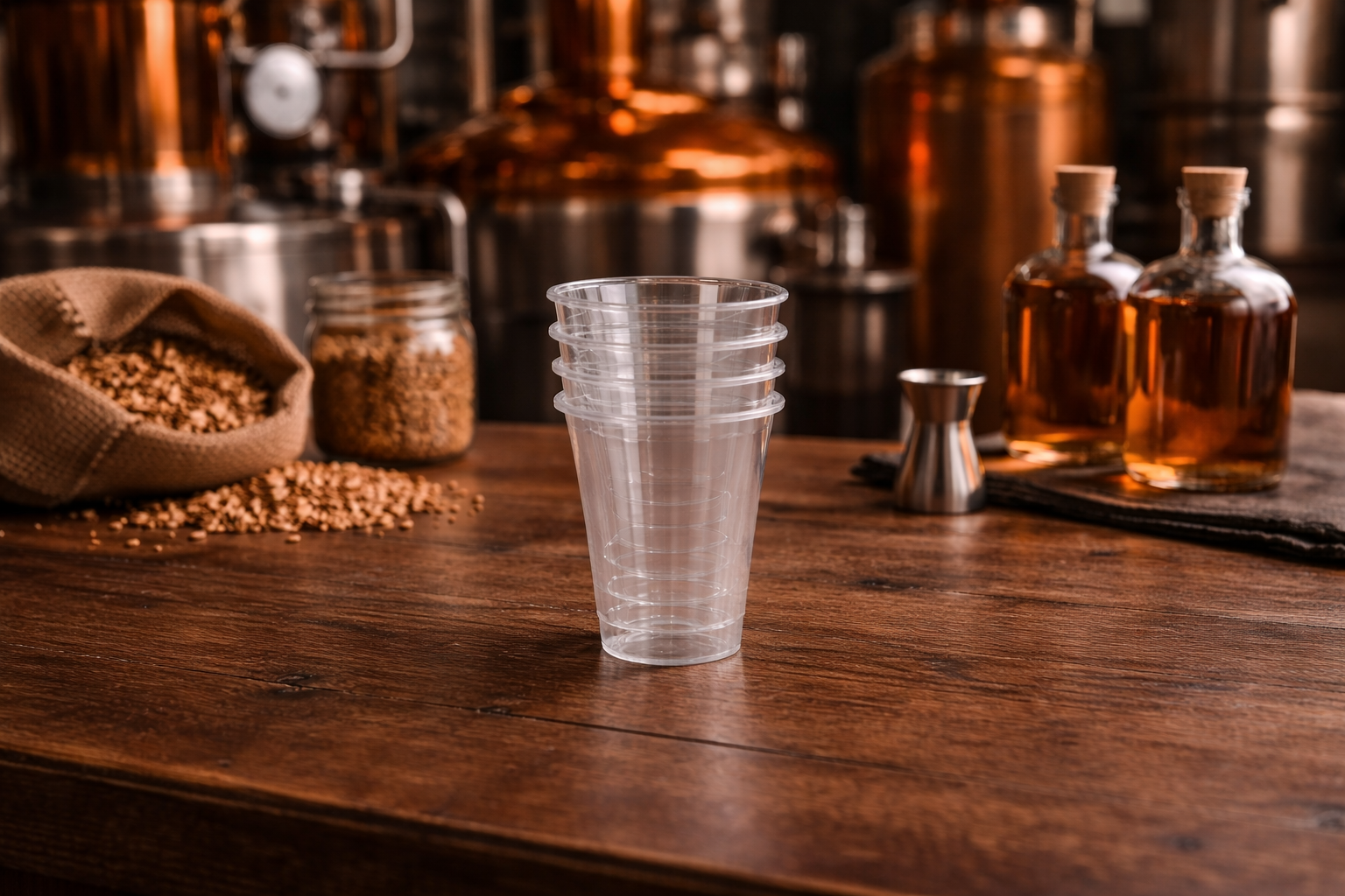 Sample Cups - Clear - Small 1 1/4″ - Master Case - 6000 Count