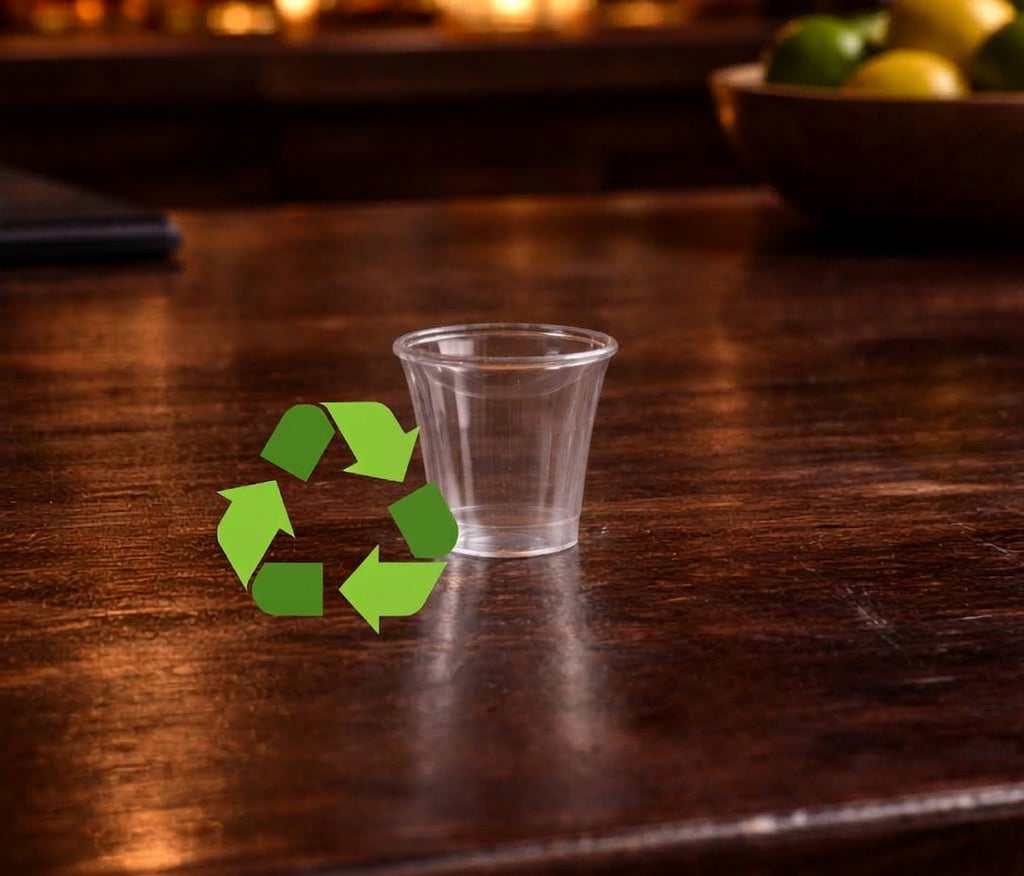 Sample Cups – Recyclable Clear - Full Size – 1 3/8″ – 1000Ct