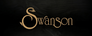 Gold 'Swanson' logo on a dark textured background